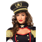 Military Hat With Embroidered Patch 