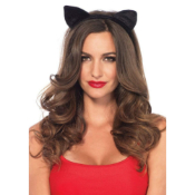 Velvet Black Cat Ear