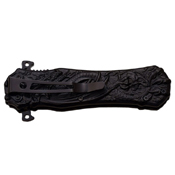 Dark Side 4.75 Inch Closed Flame Graphic Folding Knife