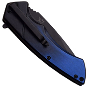 Dark Side Blades 2 Tone Aluminum Handle Folding Knife