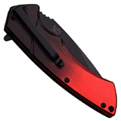 Dark Side Blades 2 Tone Aluminum Handle Folding Knife