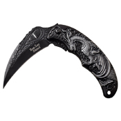 Dark Side Blades Dragon Art Handle Folding Knife