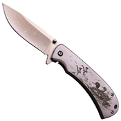 Masters Collection Laser Etch Artwork Blade Folding Knife