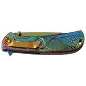 Masters Collection 3 Tone Process Handle Folding Knife