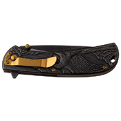 Masters Collection 3 Tone Process Handle Folding Knife