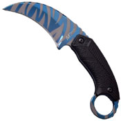 Titanium Coated Stainless Steel Blade Karambit Knife