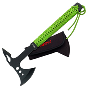 MTech USA AXE8G Green Cord Wrapped Handle Axe
