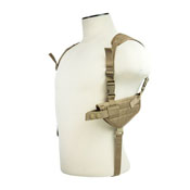 Ambidextrous Horizontal Shoulder Holster and Magazine Holder