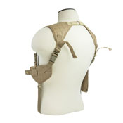 Ambidextrous Horizontal Shoulder Holster and Magazine Holder