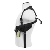 Ambidextrous Horizontal Shoulder Holster and Magazine Holder
