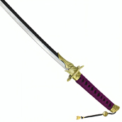 37.5-Inch Sword w/ Purple Handle and Sheath