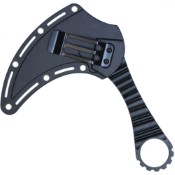 Elevate your combat skills with the Neptune Hawkbill Steel Kama Knife. Crafted in sleek grey steel and accompanied by a sheath, it's the ideal weapon for martial arts practitioners and collectors alike.