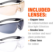 Bolle Gunfire Safety Glasses Kit