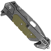 Milspec 8'' Steel Blade Pocket Knife
