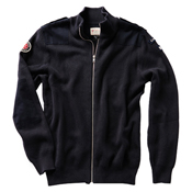 Canada Field Patch Cardigan Sweater - Navy