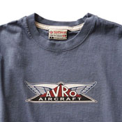 Avro Aircraft T-Shirt - Washed Blue