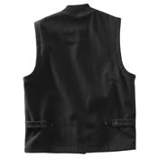 Wool Flight Vest - Black