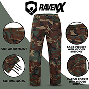 Raven X ClassicOps Vintage Cargo Pants