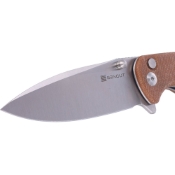 Secure the Sachse Flipper Satin Blade Knife with a Micarta Black handle. Explore the diverse range at BuyCamouflage.com for high-quality outdoor tools.