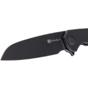 Elevate your collection with the Kyril Flipper Black Blade Knife in stylish black. Find it exclusively at BuyCamouflage.com, your trusted source for premium outdoor gear.