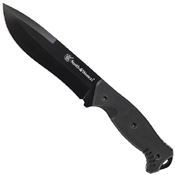 Black Stainless Steel Fixed Blade Knife