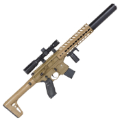 SIG MCX Air Pellet Rifle - Flat Dark Earth w/Air Scope 14x24WR-USA VERSION 700 FPS