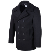 Schott NYC Melton Wool Pea Coat 32 oz