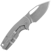X Mikkel Collaboration Stout Folding Knife - OD Green&Silver 