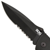 Escape Half Serrated Edge Folding Knife