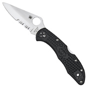 Spyderco Delica 4 Black FRN Handle Folding Knife