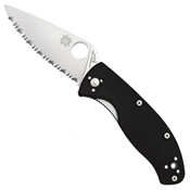 Spyderco Tenacious Black G-10 Handle Folding Knife