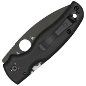 Spyderco Shaman Black G-10 Handle Folding Knife