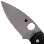 Spyderco Shaman Black G-10 Handle Folding Knife