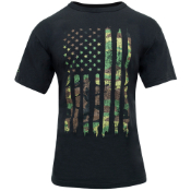 Distressed US Flag Athletic Fit T-Shirt