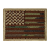 Mini US Flag Patch With Hook Back