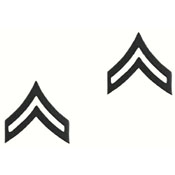 Corporal Polished Insignia
