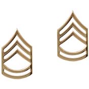 Sergeant First Class Polished Insignia Pin