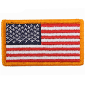Iron On Sew On Embroidered US Normal Flag Patch