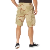 Vintage Camo Paratrooper Cargo Shorts