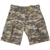 Vintage Camo Paratrooper Cargo Shorts