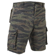 Vintage Camo Paratrooper Cargo Shorts