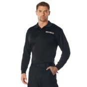 Moisture Wicking Long Sleeve Security Polo T-Shirt