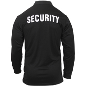 Moisture Wicking Long Sleeve Security Polo T-Shirt