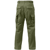 Relaxed Fit Zipper Fly BDU Pants