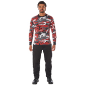Mens Long Sleeve Camo T-Shirt