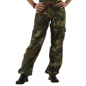 Womens Camo Vintage Paratrooper Fatigue Pants