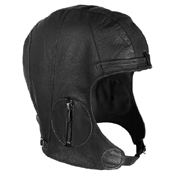 WWII Style Leather Pilots Helmet