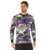 Mens Long Sleeve Camo T-Shirt