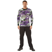 Mens Long Sleeve Camo T-Shirt