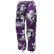 Womens Paratrooper Colored Camo Fatigues Pant